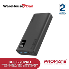 Promate Compact Power Bank  20000mAh